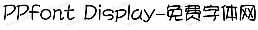 PPfont Display字体转换
